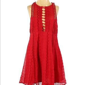 Free People Red Mini Dress